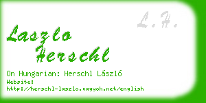 laszlo herschl business card